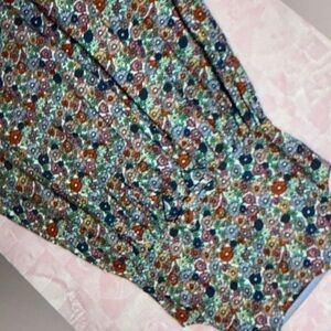 Vibrant floral colors and design blouse